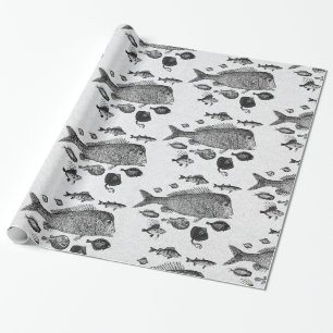 Fish Pattern Wrapping Paper