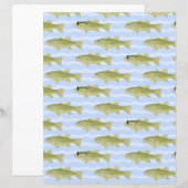 fish patterned paper (Front/Back)