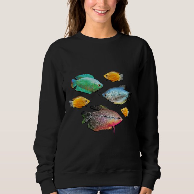 Fish Pearl Gourami Aquarium Fish Tank (Front)