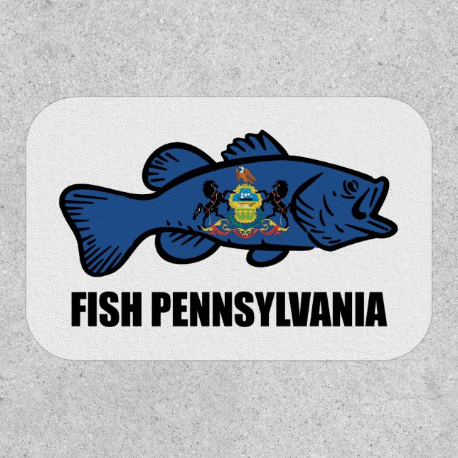 Fish Pennsylvania Bass Patch (Front)
