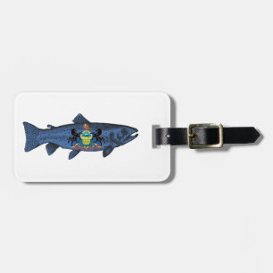 Fish Pennsylvania Trout Luggage Tag