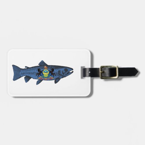 Fish Pennsylvania Trout Luggage Tag