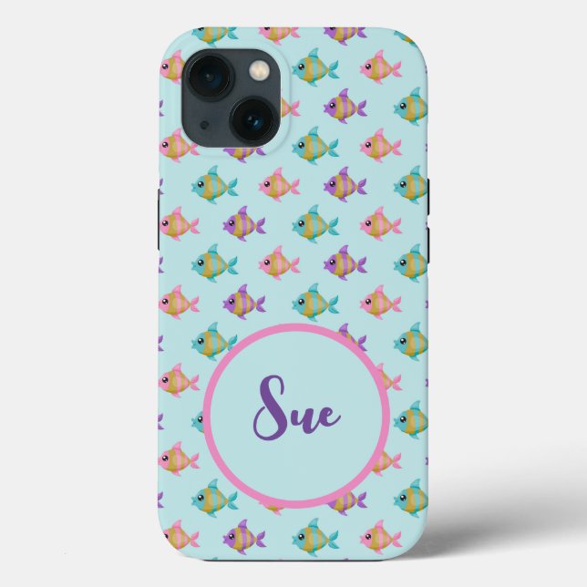 Fish personalized phone case (Back)
