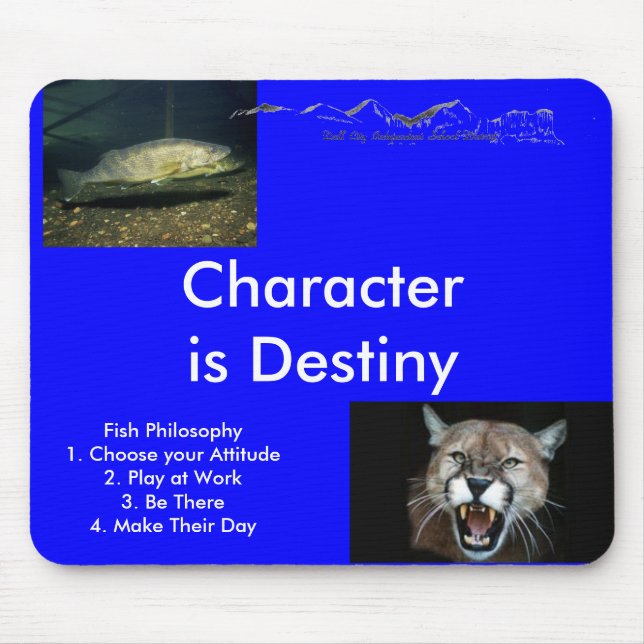 Fish Philosophy... Mouse Pad (Front)