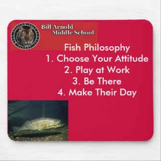 _, Fish Philosophy Mouse Pad