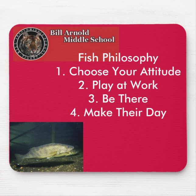 _, Fish Philosophy Mouse Pad (Front)