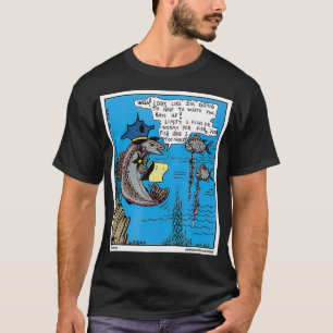 Fish Police Officer Funny Fishing Novelty Gift T-Shirt