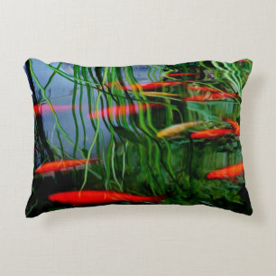 Fish Pond Accent Pillow