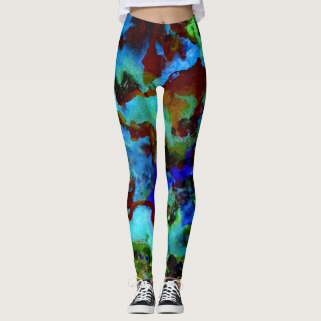 fish pond glow leggings (Front)