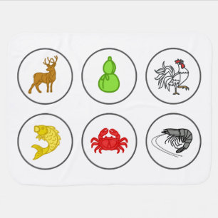 Fish Prawn Crab Blanket Game Board