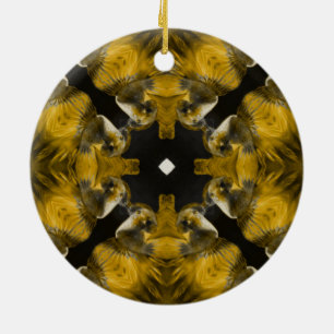 Fish Psychedelic Arts Ceramic Ornament