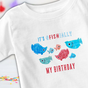 Fish Pun Officially My Birthday Baby T-Shirt