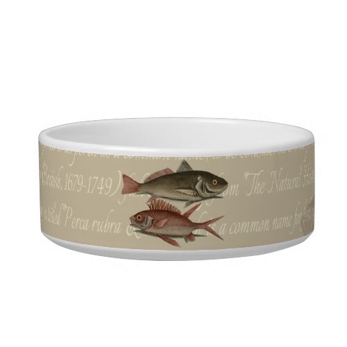 Fish Red Perch Fisherman Art Bowl