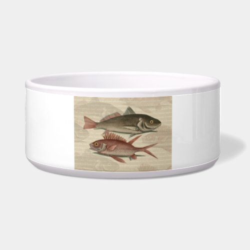 Fish Red Perch Fisherman Art Bowl