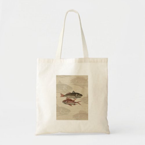 Fish Red Perch Fisherman Art Tote Bag