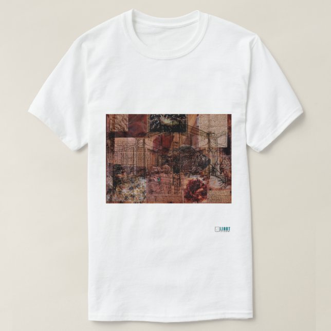 Fish remember Trees— Front Print T-Shirt (Design Front)