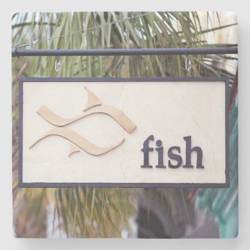 Fish Restaurant Charleston SC Marble Stone Coast Stone Coaster