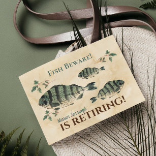 Fish Retirement Party Invitation