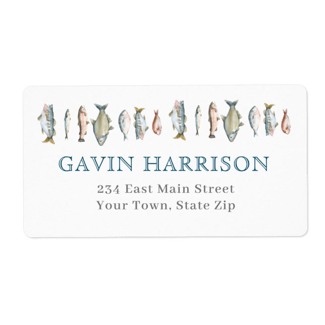 Fish return address label (Front)