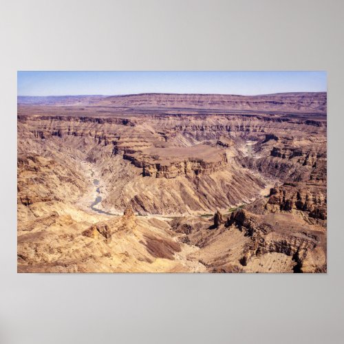 Fish River Canyon in South Namibia Africa Poster