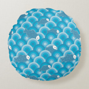Fish Round Pillow