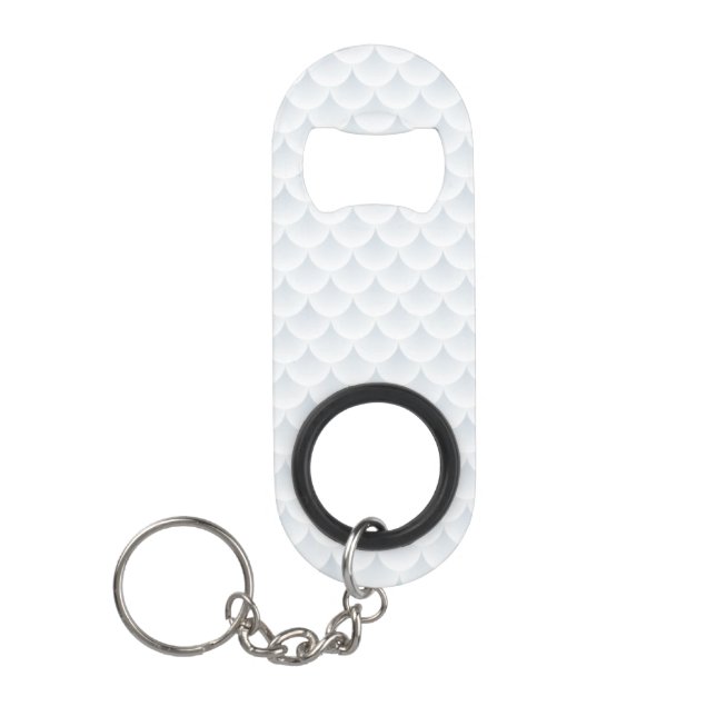 fish scale abstract vector background keychain bottle opener (Front)