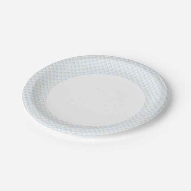 fish scale abstract vector background paper plates (Angled)