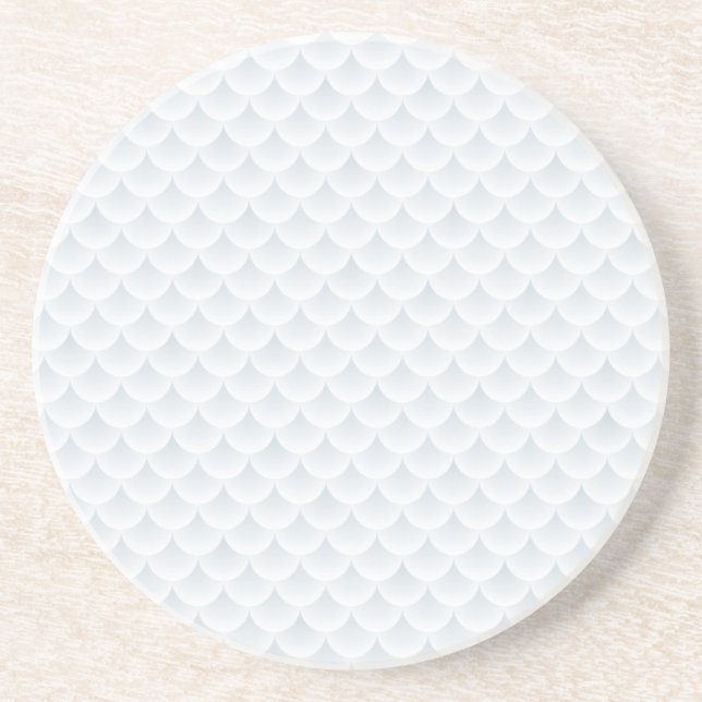 fish scale abstract vector background sandstone coaster (Front)