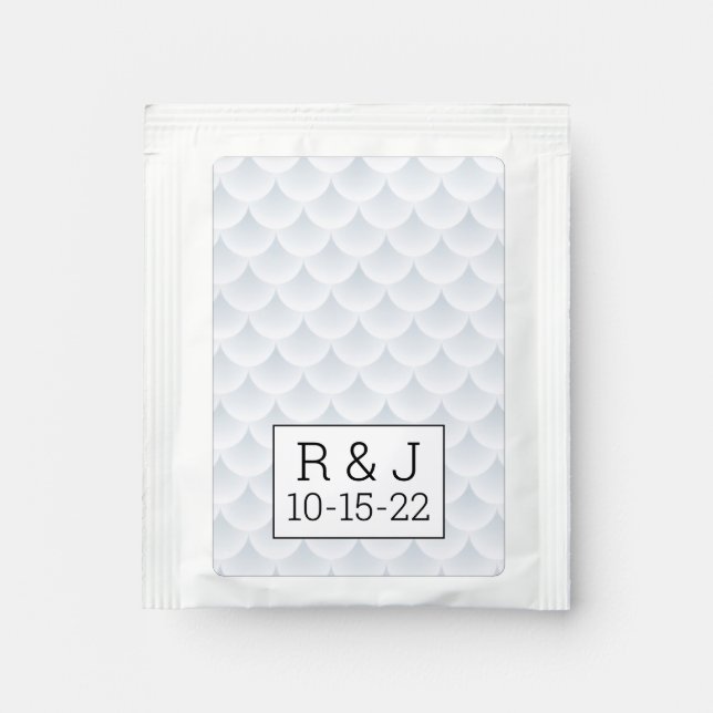 fish scale abstract vector background tea bag drink mix (Front)