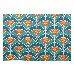 Fish Scale: Asian Traditional Cloth Placemat