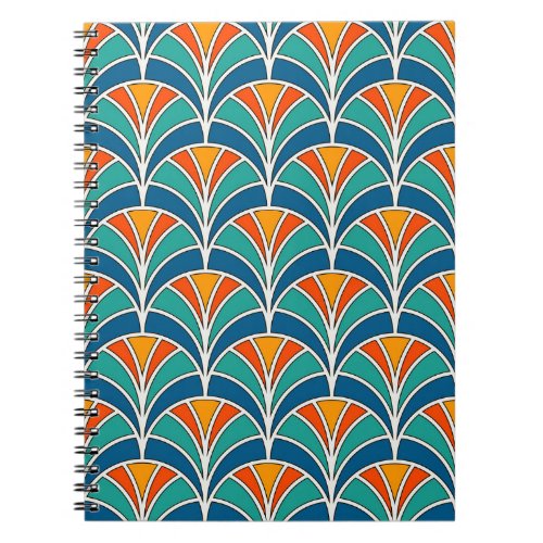 Fish Scale Asian Traditional Notebook