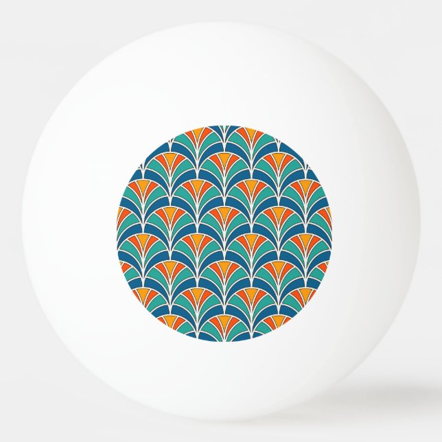 Fish Scale: Asian Traditional Ping Pong Ball (Front)