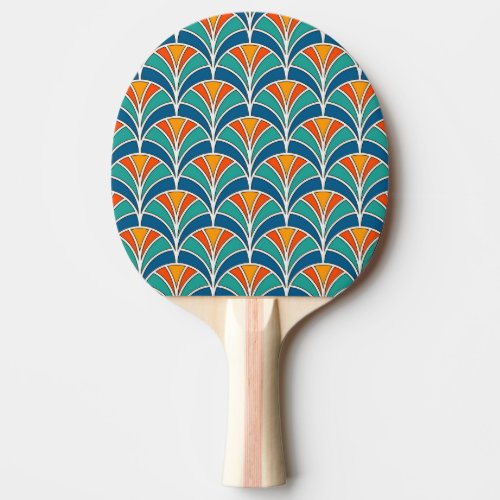 Fish Scale Asian Traditional Ping Pong Paddle