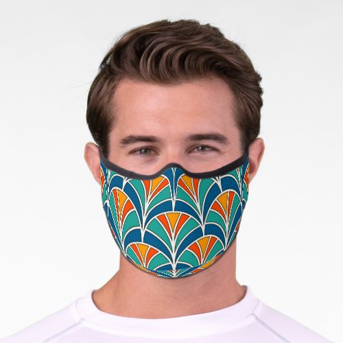 Fish Scale Asian Traditional Premium Face Mask