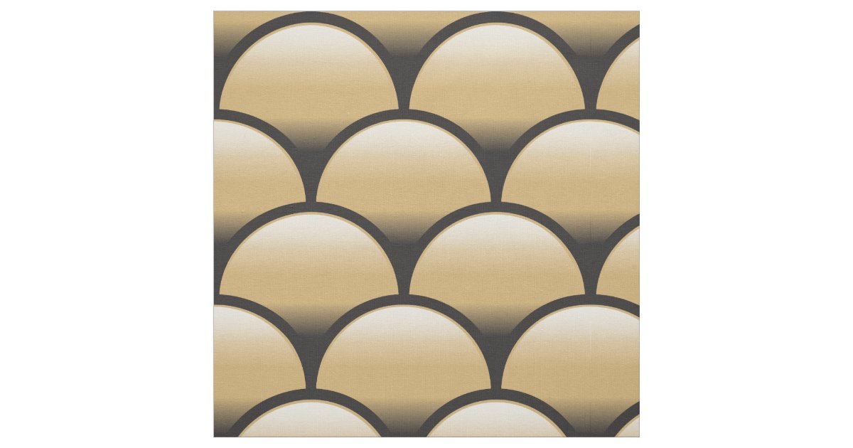 Fish Scale Pattern Fabric Zazzle