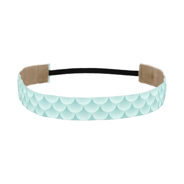 Fish Scales Pattern Athletic Headband (Front)