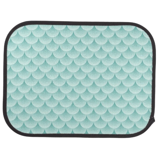 Fish Scales Pattern Car Floor Mat (Rear)