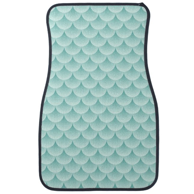 Fish Scales Pattern Car Floor Mat (Front)