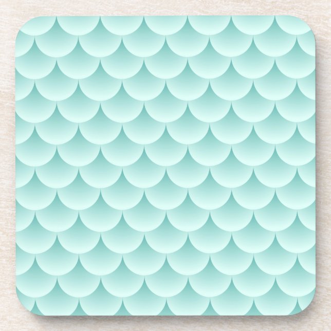 Fish Scales Pattern Coaster (Front)