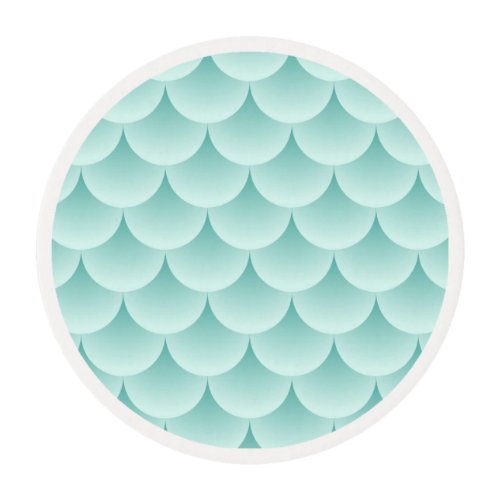 Fish Scales Pattern Edible Frosting Rounds