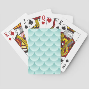 Fish Scales Pattern Poker Cards