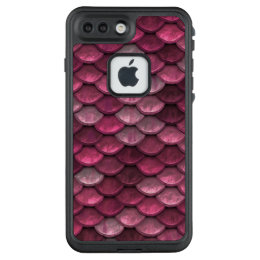 Fish Scales Pattern Shimmer Pinks LifeProof FRĒ iPhone 7 Plus Case