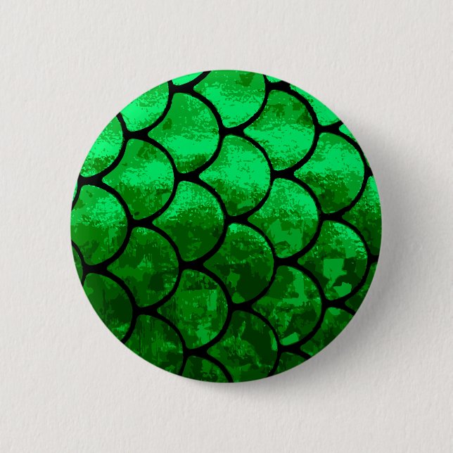 fish scales pinback button (Front)