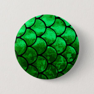 fish scales pinback button