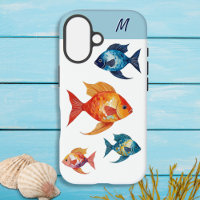 Fish Sea Life Ocean Monogrammed