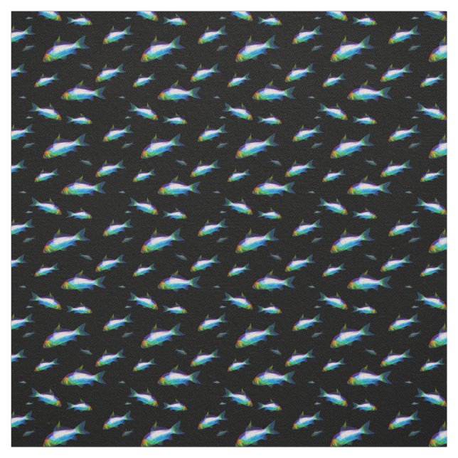 Fish Seamless Background Fabric (Swatch)