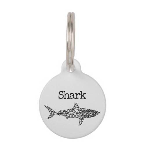 Fish Shark Pet ID Tag