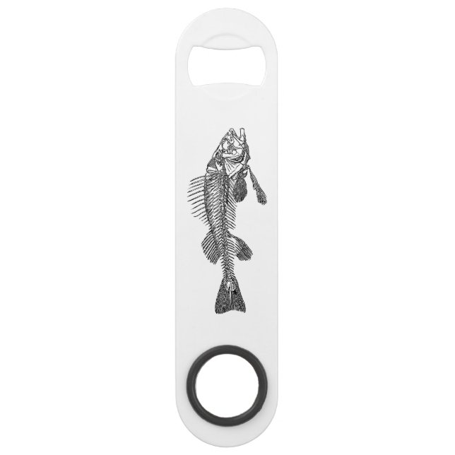 Fish skeleton bar key (Front)