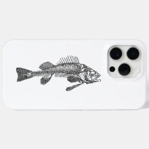 Fish skeleton iPhone 15 pro max case