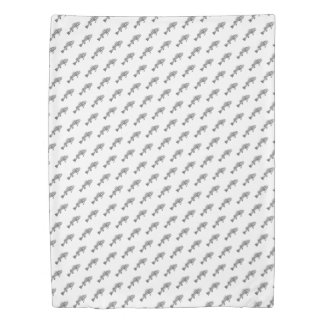 Fish skeleton duvet cover